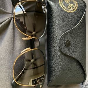 Oversized RayBan Clubmasters Polarized